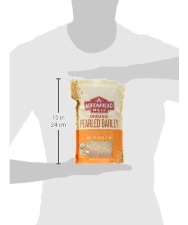Arrowhead Mills Organic Pearled Barley 28 oz. Bag - Pack of 6 | USDA Certified | Shop Now! - Buy Online on GoSupps.com