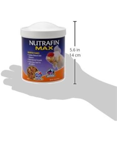 Nutrafin Max Goldfish Flakes 215g (7.58-Ounce) Mixed Color - Buy Online on GoSupps.com