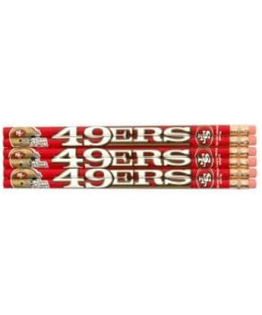 WinCraft NFL San Francisco 49ers Pencil Set - Pack of 6 - Buy Online on GoSupps.com