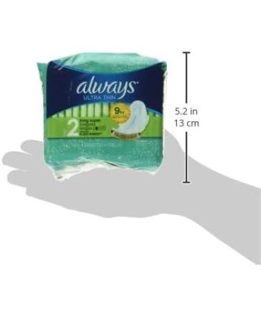 Always Ultra Thin Long/Super Unscented Pads with Wings - 16 Count - Buy Online on GoSupps.com