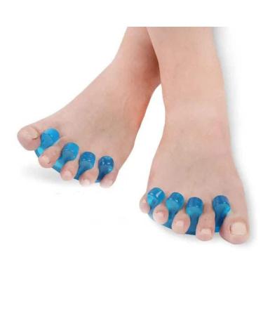 KG Blue Gel Toe Separator & Nail Polish Separator Pedicure Kit | Foot Stretcher & Spacer for Stress Relief | Bunion Corrector & Pain Relief | 2 Piece Set for Women & Men - Buy Online on GoSupps.com