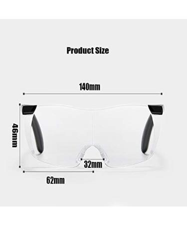 Magnifiers HD Head-Mounted Glass Glasses 3 Times Mobile Phone Reading Book Reading 20 High Times Compatible with HD Maintenance Medical Elderly Oral Reading Aids - Buy Online on GoSupps.com