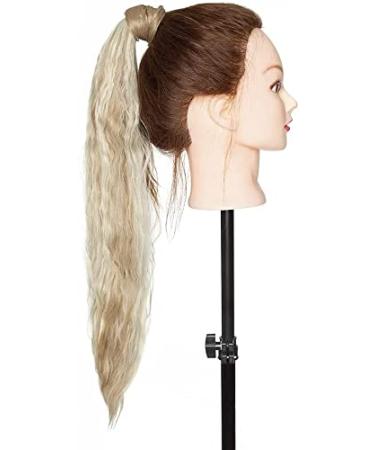 Shop Sego 50cm Wavy Clip-In Ponytail Extension - Curly Synthetic Hair in Sandy Blonde | International Shipping - Buy Online on GoSupps.com