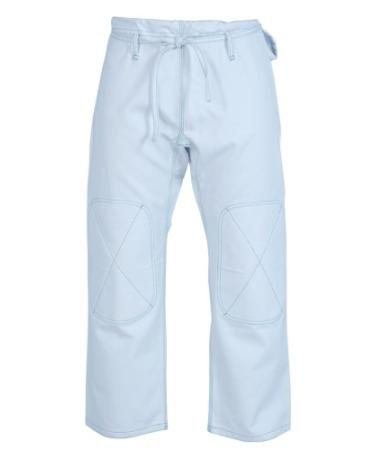 Woldorf USA Brazilian Jiu Jitsu BJJ Pants White Cotton Heavy Size 5-A3 White