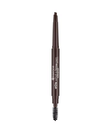 Essence WoW What a Brow Pen Waterproof Eye Pencil eyebrow pencil No. 04 Black-Brown brown immediate result matt vegan waterproof microplasty particles free (0.2g)
