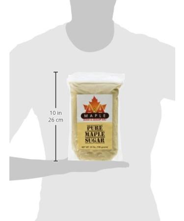 Pure Maple Sugar - 25 Oz - A&A Maple 1.56 Pound (Pack of 1) - Buy Online on GoSupps.com