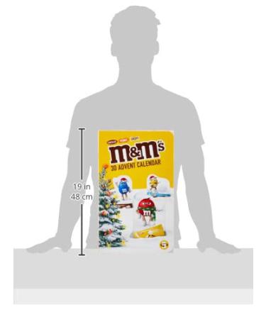 M&Ms Advent Calendar 2022 | 3D Pop-Up Christmas Calendar | 346g Chocolate Treats - International Shipping Available - Buy Online on GoSupps.com