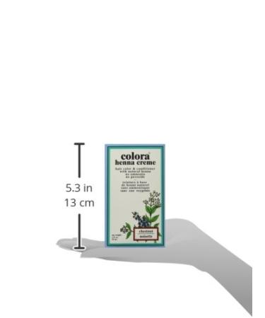 Colora Henna Creme - Chestnut - Natural Hair Color & Conditioner | 2 Ounce - International Shipping Available - Buy Online on GoSupps.com