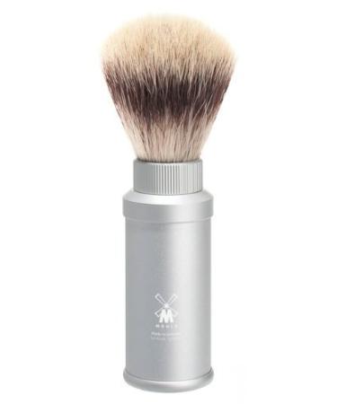 Mhle travel shaving brush Silvertip Fibres anodized aluminum 21 mm M