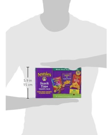 Annie's Cheddar Bunnies & Bunny Grahams Variety Pack - 12 ct | Tasty Organic Snacks - Buy Online on GoSupps.com