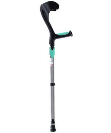 COKVBSKZ LRVTREC Forearm Crutches Adjustable Crutches Elbow Crutches Arm Armpits Telescopic Crutches Autumn Fractures Sports Belts Soft Rubber Flat Tube Walking Stick Lightweight Arm Crutch (Color :