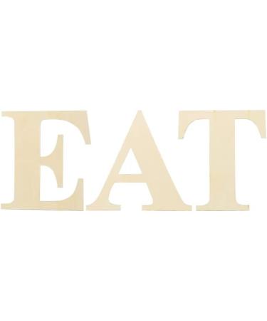 YRONTY 12 Inch Wooden Letter A - Blank Unfinished Wood for Painting, Crafts & Home Wall Decor - Buy Online on GoSupps.com