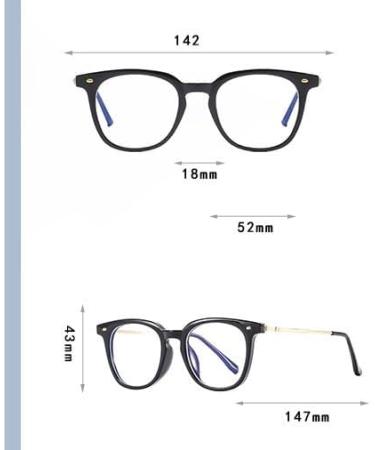 Fuqinqingoz Reading Glasses +250 - Anti-Blue Light & Lightweight Computer Readers for Presbyopia - C1 Color - Buy Online on GoSupps.com