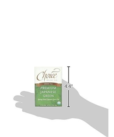 Choice Organic Premium Japanese Green Tea â€“ 16 Count | Buy Now - Buy Online on GoSupps.com