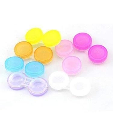 Double Contact Lens Container - Transparent Storage for Contact Lenses with Lid & Solution | Ideal for Travel - Buy Online on GoSupps.com