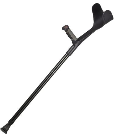 Adult Crutches Forearm Crutches Aluminum Walking Cane Height Adjustable Applicable Height: 140-180Cm/Black/1 Piece Lucky Star Black 1 Pair - Buy Online on GoSupps.com