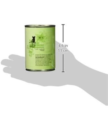 Catz Finefood N 5 Salmon & Poultry Wet Cat Food - 6x400g Cans - Refined with Spinach & Tomato | Premium International Shipping - Buy Online on GoSupps.com