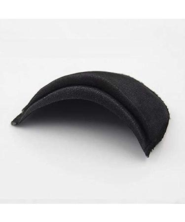 Chris.W 1/2 Covered Set-in Shoulder Pads Sewing Foam Pads - 4 Pairs Medium (2 White + 2 Black) for Blazer, T-Shirt, Clothes - Buy Online on GoSupps.com