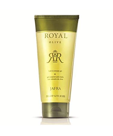 JAFRA ROYAL OLIVE BATH & SHOWER GEL 200 ML 6.7 FL. OZ. GEL CORPORAL PARA BA O CON EXTRACTO DE OLIVA.