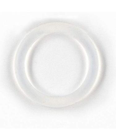 Silicone ring for pacifier chains - silicone adapter transparent