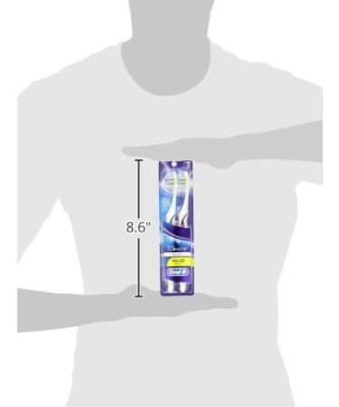 Oral-B Pulsar 3D White Advanced Vivid Soft Toothbrush Twin Pack - Colors Vary - Buy Online on GoSupps.com