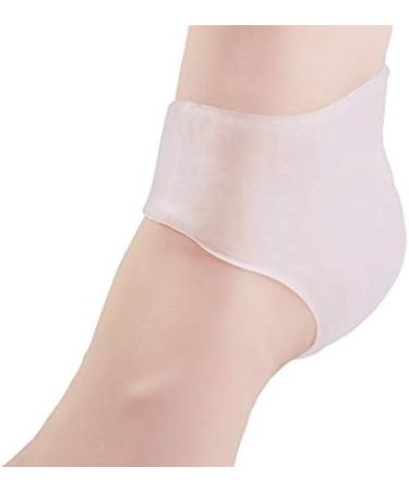 Silicone Heel Cushion Set - Plantar Fasciitis Foot Sleeve - Pain Relief & Heel Protection (2 Pairs) - Buy Online on GoSupps.com