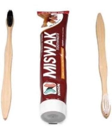 Ninon Miswak Toothpaste (6.5 oz)- 2 Pack 100% Fluoride Free - No Saccharin - No Paraben - Buy Online on GoSupps.com