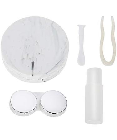 Sonew Contact Lens Container - Portable Plastic Marble Pattern Eye Care Kit for Travel | Shop Internationally - Buy Online on GoSupps.com