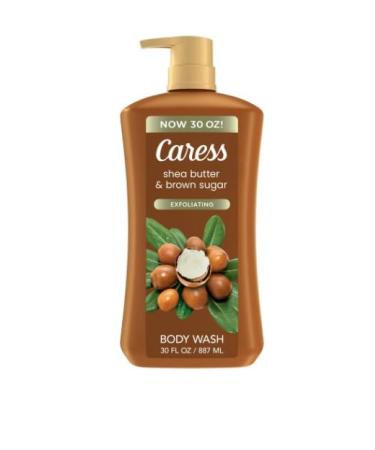 Women Body Wash Shea Butter & Brown Sugar Shower Gel For Dry Skin 30 Fl Oz (Pack 1)