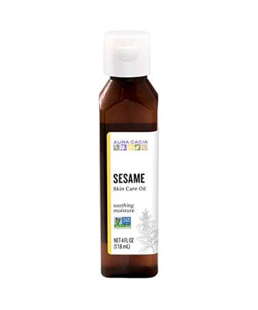 Aura Cacia Pure Essential Oils Skin Care Oil Protecting Sesame 4 fl oz (118 ml) - Buy Online on GoSupps.com