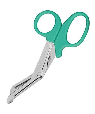 Tough Cut Utility Scissors Trauma Shears for Bandages First Aid Paramedics Multi Use 19cm (Green)
