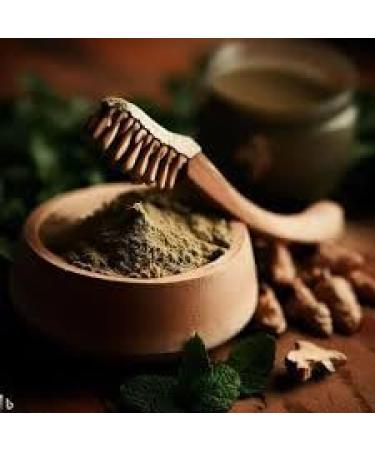 Generic Ayurvedic 3oz Herbal Tooth Powder/Tighten Loose Teeth/Stop bleeding Gums 0.75 Ounce (Pack of 4)