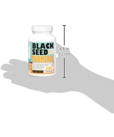 Pure Halal Turmeric Curcumin with Black Seed Powder 150mg - 60 Capsules - Buy Online on GoSupps.com