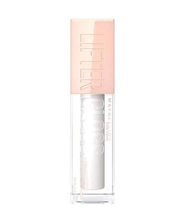 Maybelline Lifter Gloss Hydrating Lip Gloss with Hyaluronic Acid XL Wand - Silver Pearl Clear - Buy Online on GoSupps.com