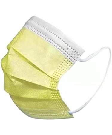 Buy SymTEX 100PC Medical Masks Type IIR - EN 14683 Certified Small Size 3-Layer Mouth & Nose Protection (Yellow) - Fast International Shipping - Buy Online on GoSupps.com