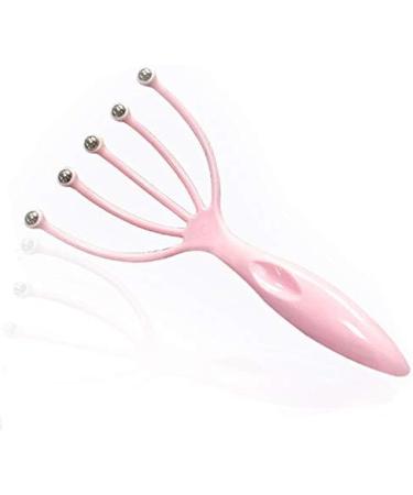 Xrten Portable Head Massager - Handheld Scalp Massager with Steel Ball - Pink - International Shipping Available - Buy Online on GoSupps.com