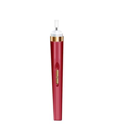 Dajidafu ABS Electric Nail Drill Portable Handheld 200mAh Adjustable Battery Powered Replacement 3.7V Manicure Pedicure Mill Red