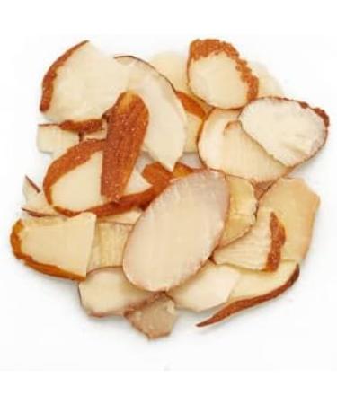 Yupik Organic Sliced European Almonds With Skins 450 g Unblanched Gluten-Free Kosher Raw Good Source Of Protein Fiber Iron & Calcium Low In Carb 0.45 kg (Pack of 1) - Buy Online on GoSupps.com