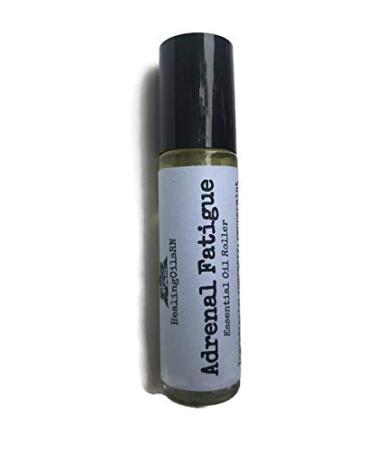 Adrenal Fatigue Essential Oil Roll-on Blend 10 ml Roller 100% Therapeutic Grade and Pure