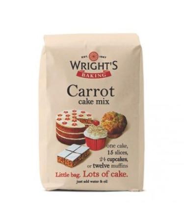 Wright's | Carrot Cake Mix 3X500g (1.5Kg)| Carrot Cake mix which has a subtle buttery and vanilla flavour can be used to bake light & moist cakes slices muffins or cupcakes