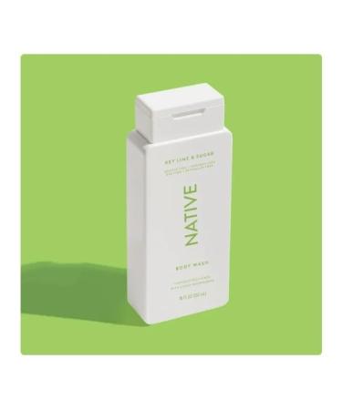 Native Body Wash - Key Lime & Sugar | Sulfate Free & Paraben Free | Unisex 18 oz - Buy Online on GoSupps.com