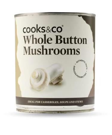 Cooks & Co Whole Button Mushrooms - 1x2.5kg