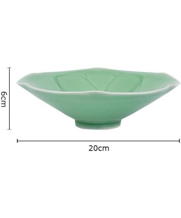 Modern Large Dinner Plates Ceramic Lotus Leaf Shaped Fruit Plate Kitchen Restaurant Special Tableware Modern Creative Salad Bowl Noodles Bowl Dinner Plate Dish Plate Stackable Dinne 8inch One Size - Buy Online on GoSupps.com