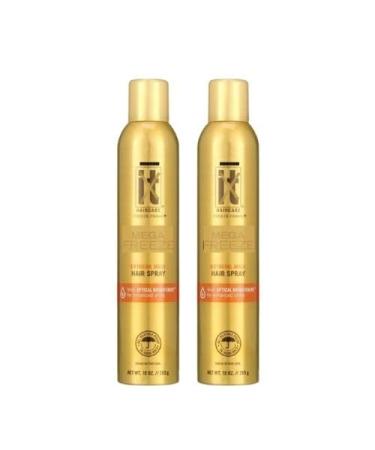 ' IT Mega Freeze Hair Spray Extreme Hold 10 Oz (Pack of 02)