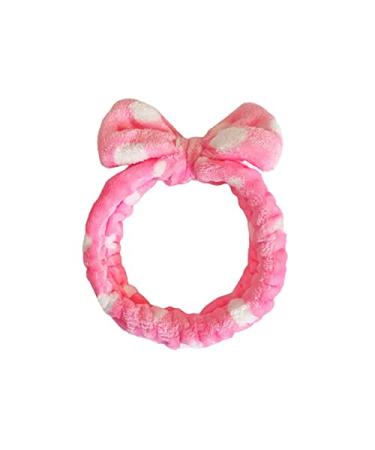 Demarkt Bowknot Headband - Pink Hair Accessories for Makeup & Facial Cleansing | International Shipping Available - Buy Online on GoSupps.com