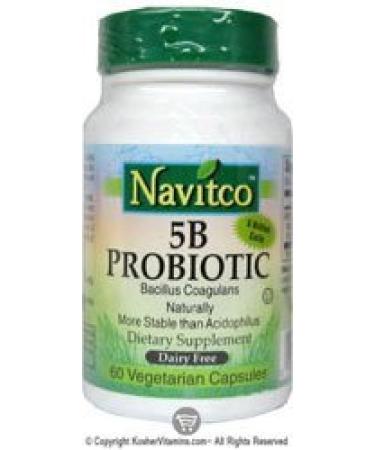 5B 5 Billion Probiotic - 60 Vegetarian Capsules 60 Count (Pack of 1)