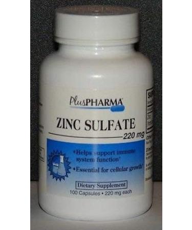 PlusPharma Zinc Sulfate 220mg Capsules Pack of 2 by PlusPharma