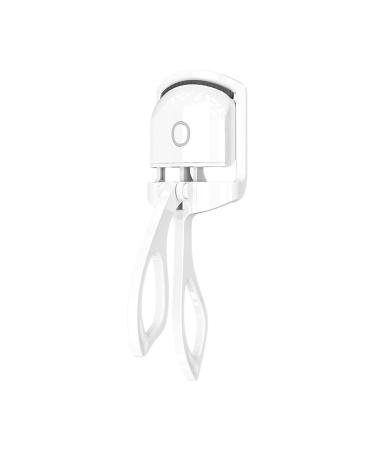 Jimenez Heated Eyelash Curler Electric Temperature Control Charging Mini Portable Electric Perm Eyelash Curler White