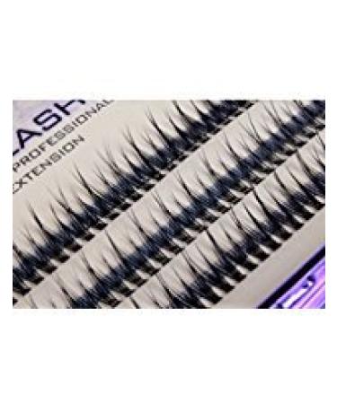 Bodermincer 120pcs 8mm/10mm/12mm/14mm/16mm to Choose Fish Tail Design 0.1 C Curl 3D Individual Mink False Eyelashes Extension Soft Black Fake False Eye Lashes (12mm) - Buy Online on GoSupps.com