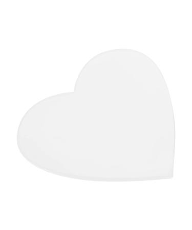 Syrisora Anti Wrinkle Silicone Breast Pillow Invisible Neckline Bra Care Reusable Pads (Heart) C ur